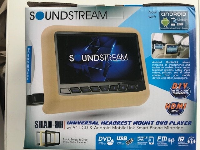 Soundstream SHAD-9H kopsteunscherm, Ophalen of Verzenden, Nieuw