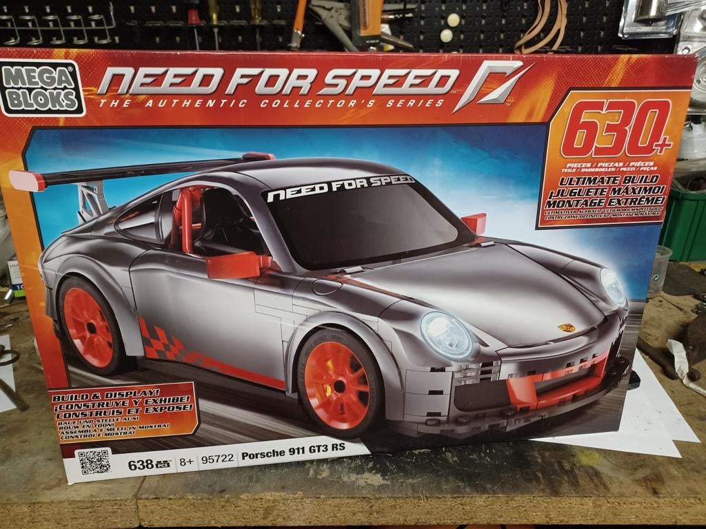 Nieuwe Megabloks Porsche GT3 Need for Speed-modellen, Ophalen of Verzenden