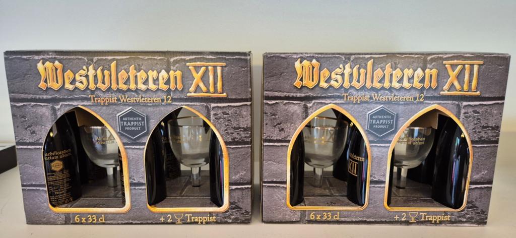 ​Zeldzame Westvleteren 12 "Bouwsteen" Cadeaubox (2011) x 2, Ophalen