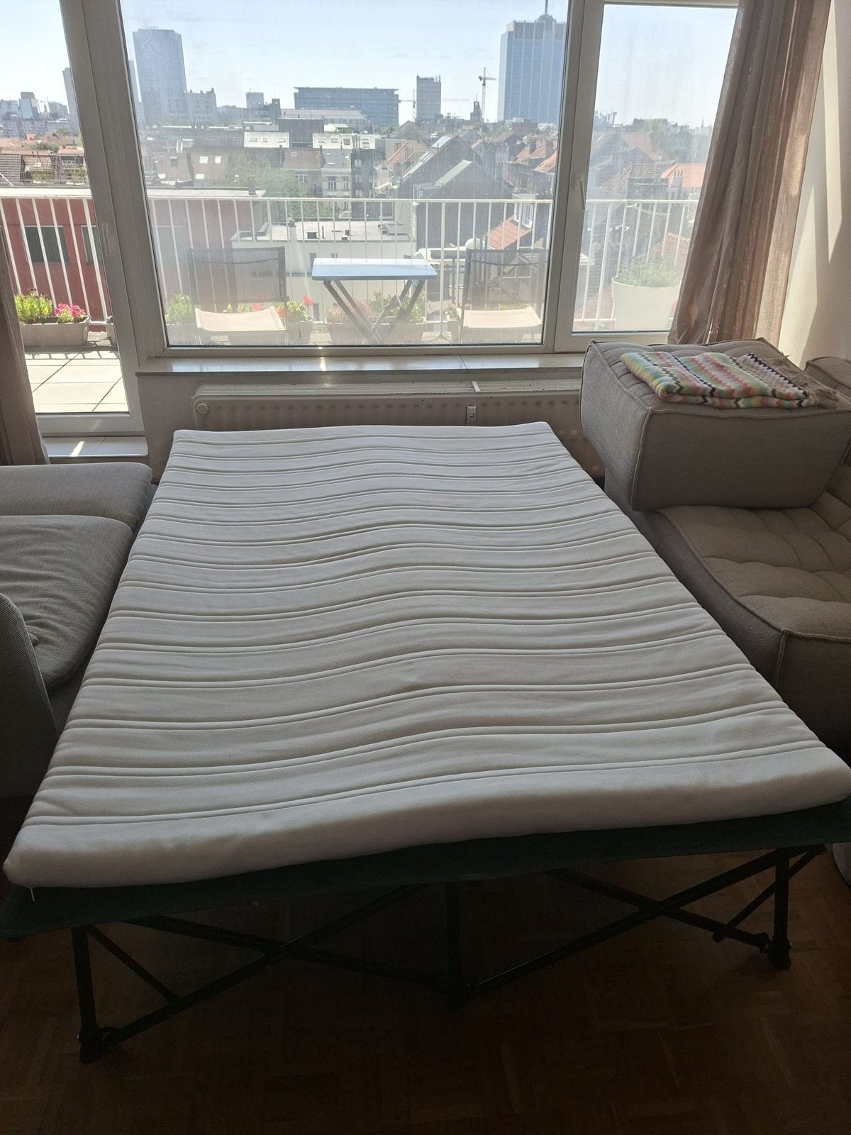 Surmatelas Ikea, Maison & Meubles, Chambre à coucher | Matelas & Sommiers, Enlèvement ou Envoi, 140 cm, Utilisé, 200 cm