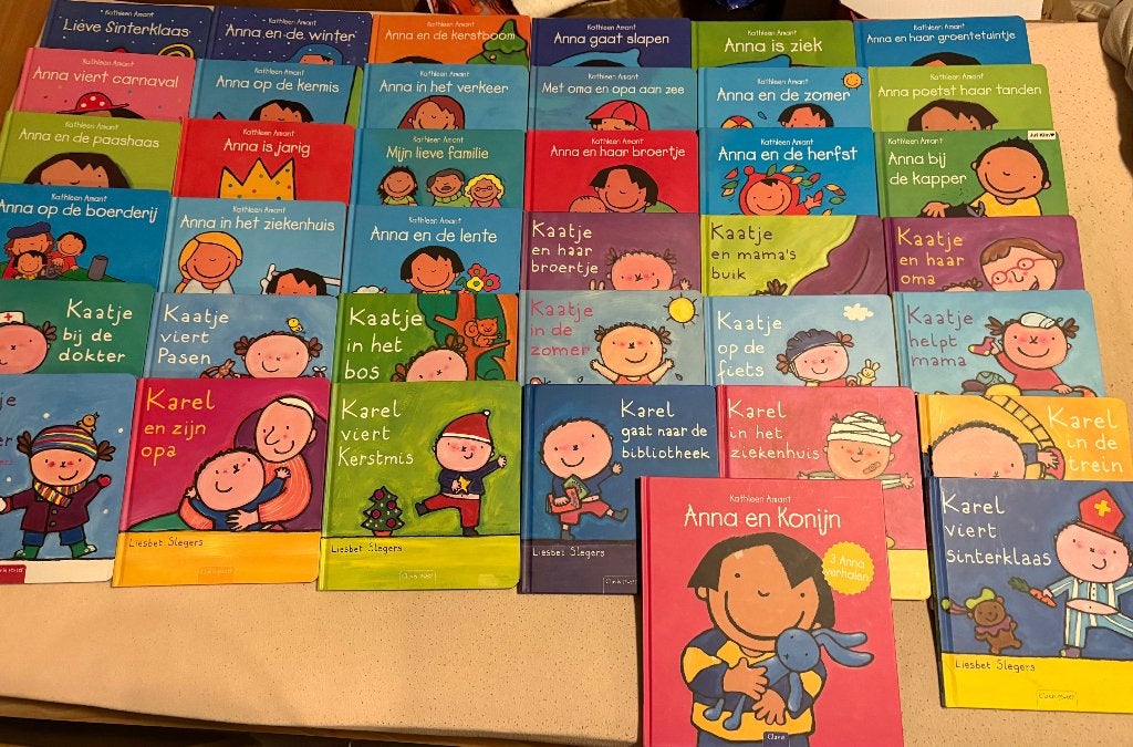 Groot lot prenten boeken te koop (Anna, Kaatje, Kareltje,…), Boeken, Ophalen, Fictie algemeen, Jongen of Meisje, Voorleesboek