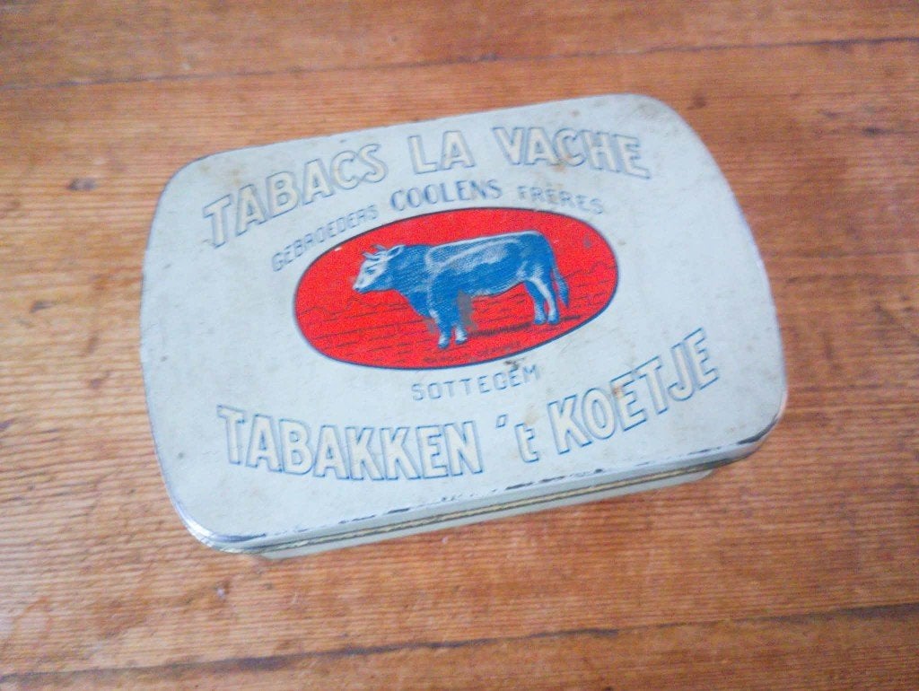 Tabaksdoos 'T Koetje, Verzamelen, Ophalen of Verzenden, Gebruikt, Verpakking