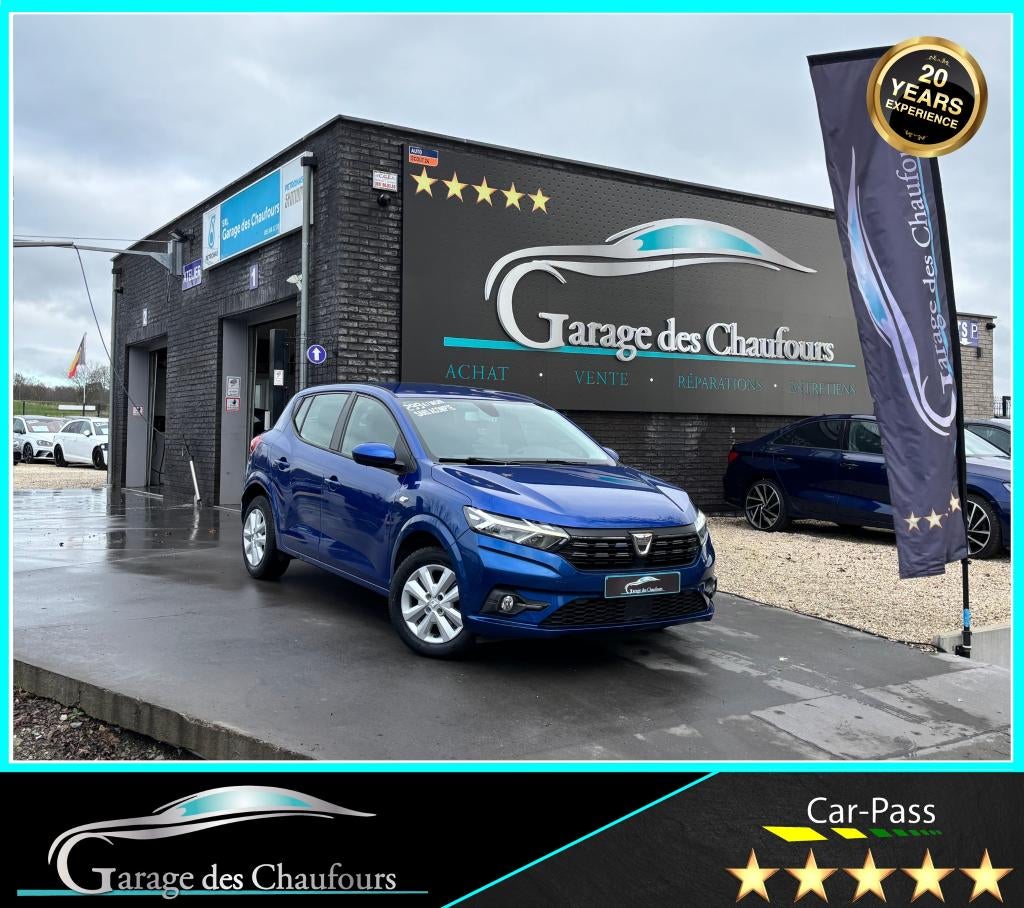 Dacia Sandero 1.0 TCe Expression -! Eerste rekwisiet! - EU6, Auto's, Testrit aan huis, Stof, 5 deurs, Electronic Stability Program (ESP)