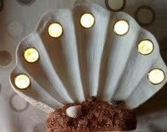 Lampe décorative Solar Shell, 1 pièce,, Jardin & Terrasse, Neuf, Capteur lumière-obscurité, Énergie solaire, Synthétique