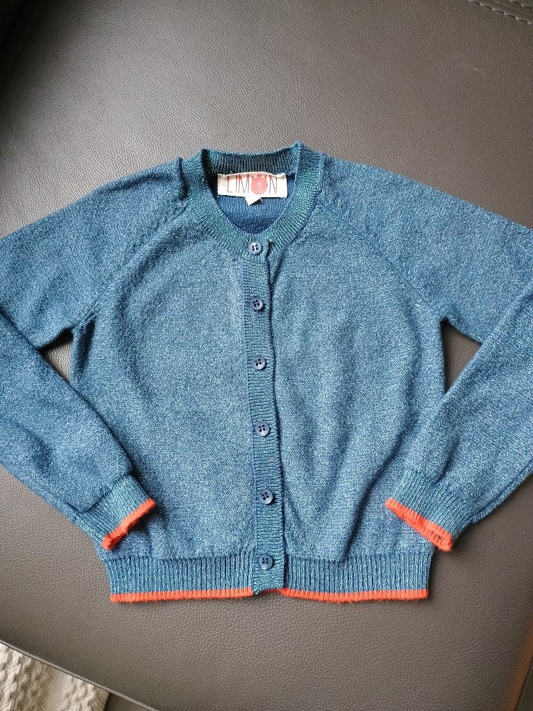 trui, cardigan LIMON 6jaar, Kinderen en Baby's, Meisje, Trui of Vest, Ophalen of Verzenden, Zo goed als nieuw