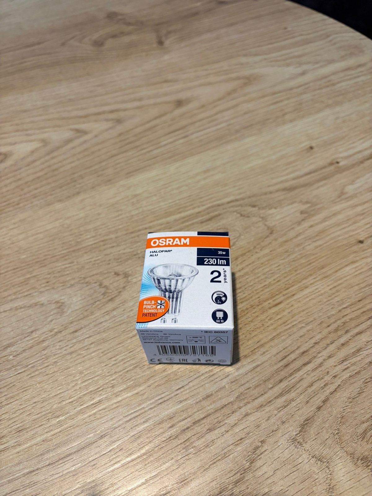 Halogeenspot(nieuw), Osram, GU10, Dimbaar, Nieuw