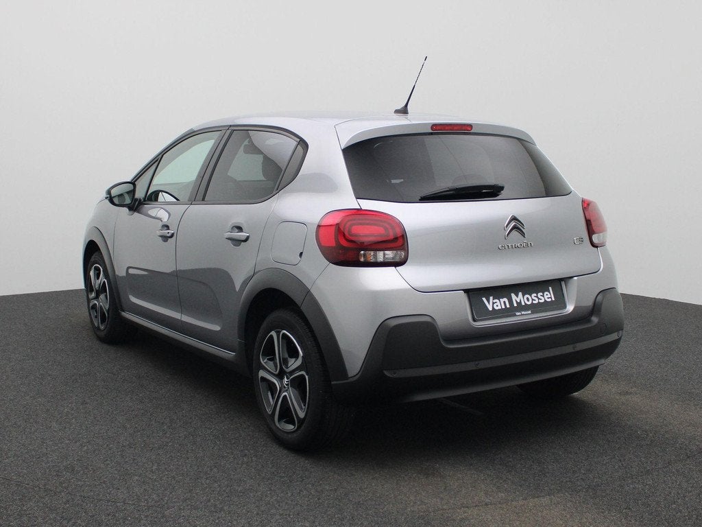 Citroën C3 1.2 PureTech 82 S&S MAN Feel, Argent ou Gris, 96 g/km, Entreprise, Boîte manuelle