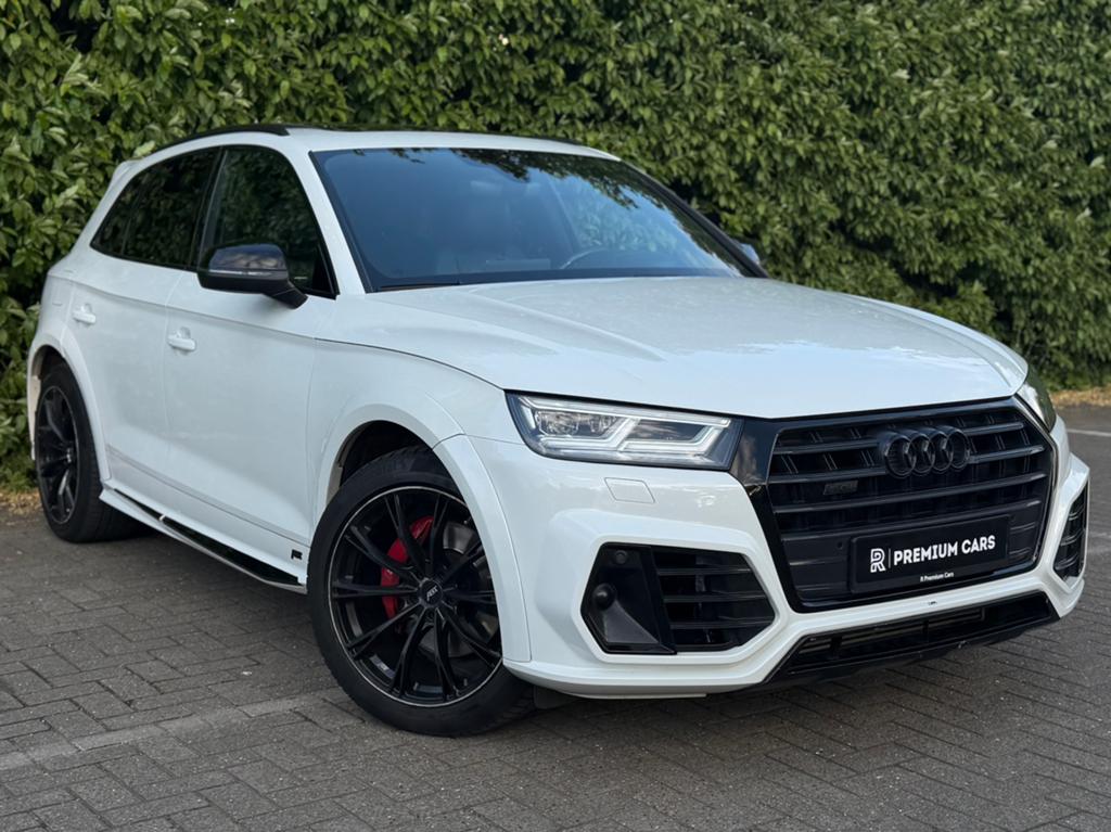 AUDI SQ5 3.0TFSi ABT 2018 313KW/426Pk ALLE ORIGINIEL BIJ ABT, Auto's, Automaat, Zwart, Wit, Leder