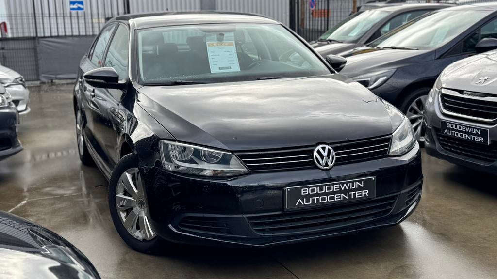 Volkswagen Jetta 1.2Benzine 2011 143.xxxkm Topstaat !, Autos, Volkswagen, Achat, Entreprise, Garantie prolongée, Noir