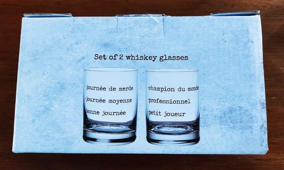 SET VAN 2 WHISKYGLAZEN - fun, Ophalen of Verzenden, Nieuw, Overige typen