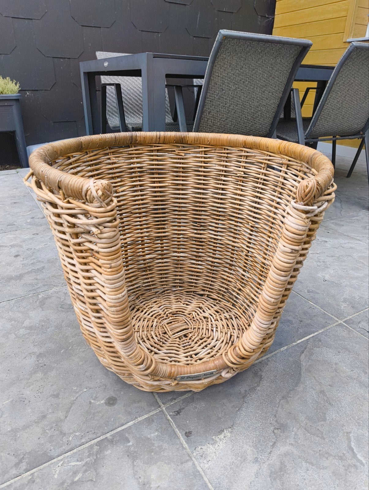 Rotan mand, Enlèvement, Comme neuf, Roseau