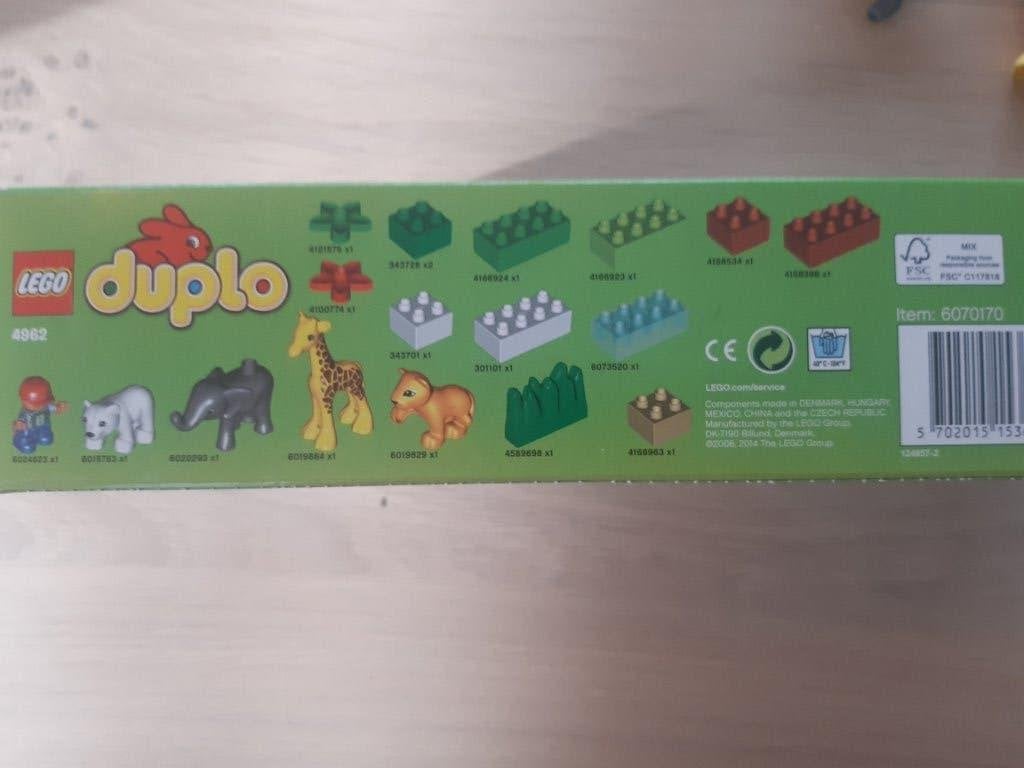 Lego duplo 4962 dierentuin, volledige set, Ophalen, Compleet, Zo goed als nieuw, Duplo