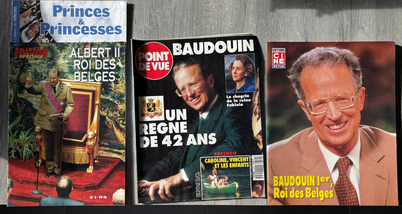 royauté belge - Baudouin, Albert II, Fabiola, Astrid…, Ophalen of Verzenden, Gelezen
