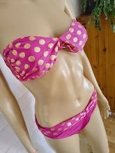 Vintage roze bikini, Kleding | Dames, Badmode en Zwemkleding, Ophalen of Verzenden, Roze, Bikini