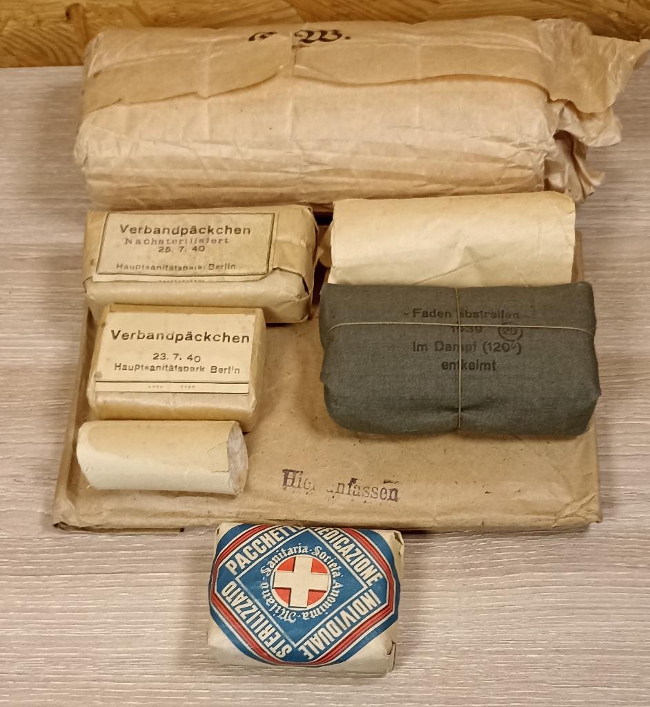 Assortiment Allemand pour trousse de secours ww2, Envoi, Armée de terre, Autres types