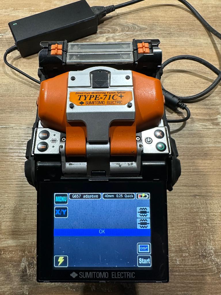 Soudeuse Sumitomo 71C+, Ophalen, Gebruikt