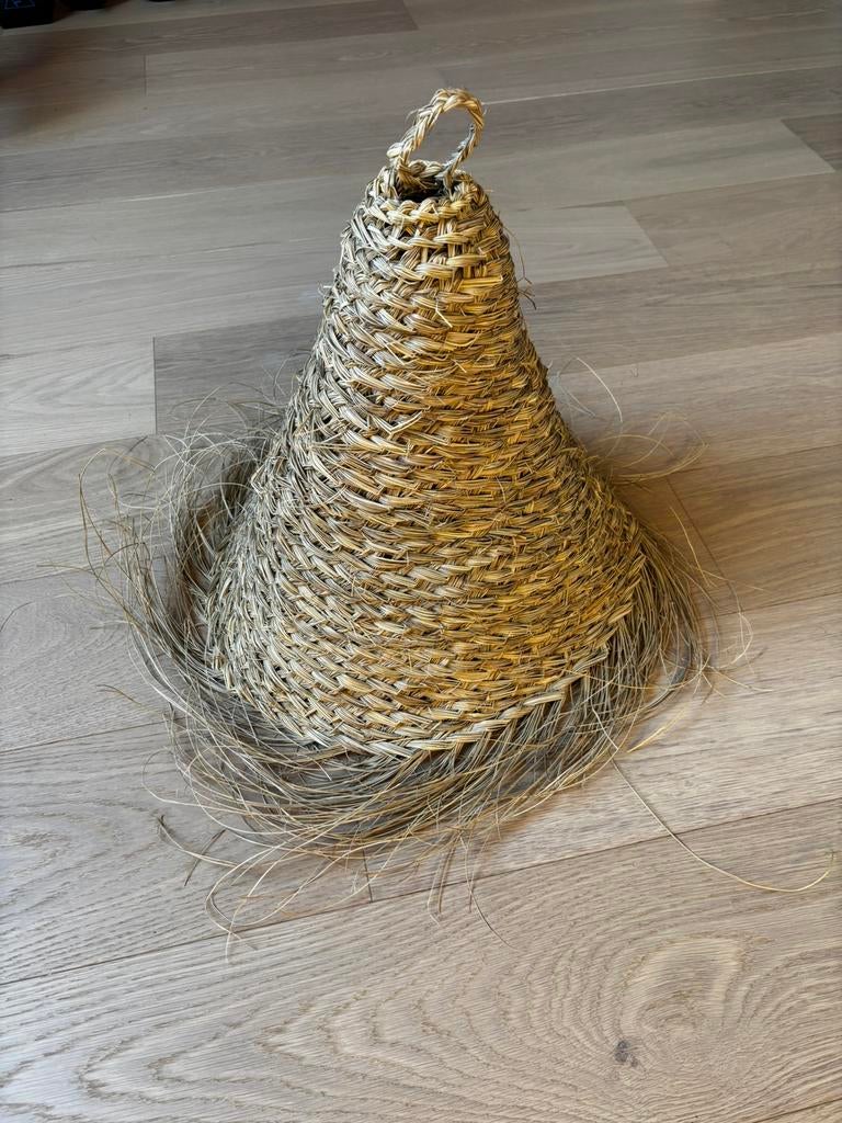 Marokkaanse zeegras lampenkap, Huis en Inrichting, Ophalen, Zo goed als nieuw