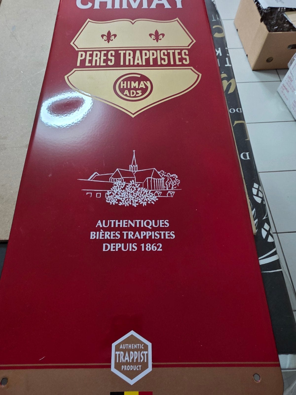 plaque émaillée chimay, Enlèvement ou Envoi