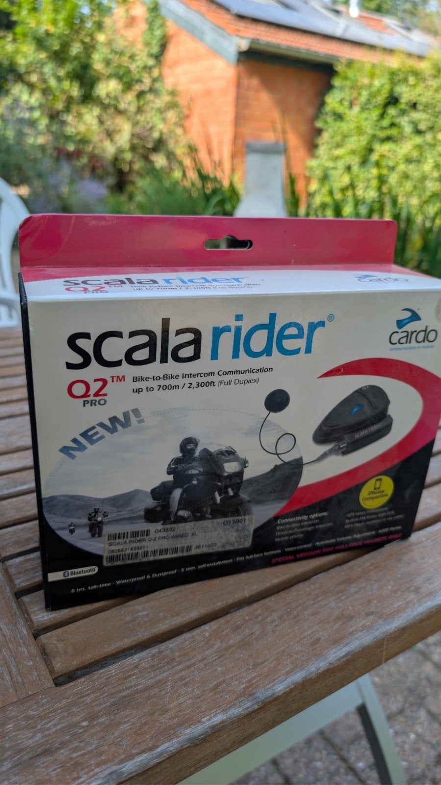 Cardo scala rider Q2 pro, Autos : Divers, Navigation de voiture, Enlèvement, Utilisé