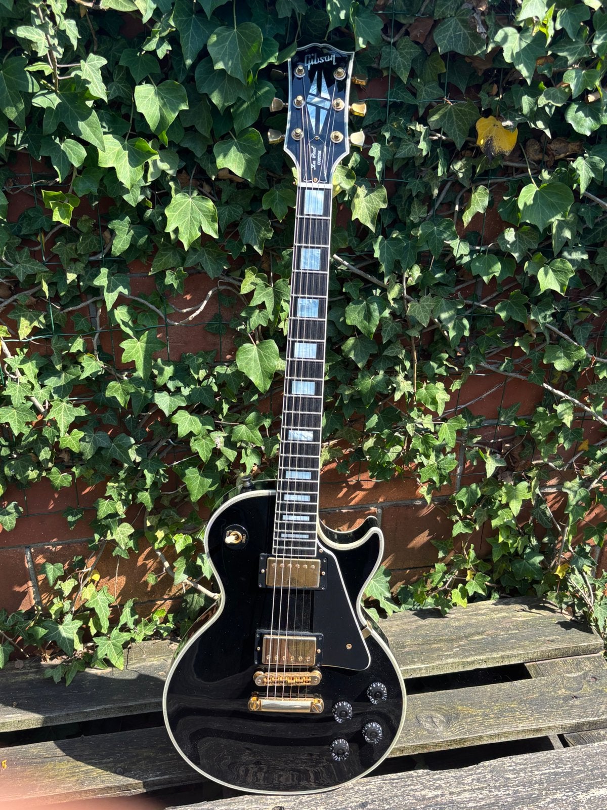 Gibson Les Paul Custom black beauty, Ophalen, Zo goed als nieuw, Gibson