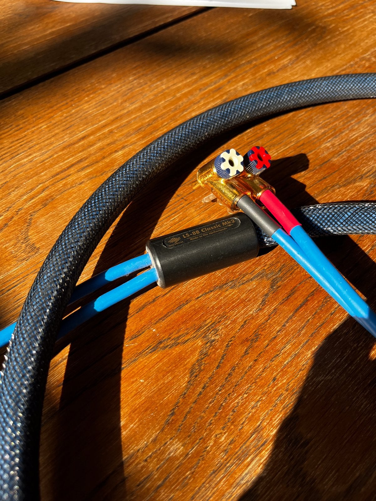 Cable enceinte unique Siltech LS88 Mk II 2m + fiches WBT, Enlèvement ou Envoi, Utilisé, 2 à 5 mètres, Câble de haut-parleur