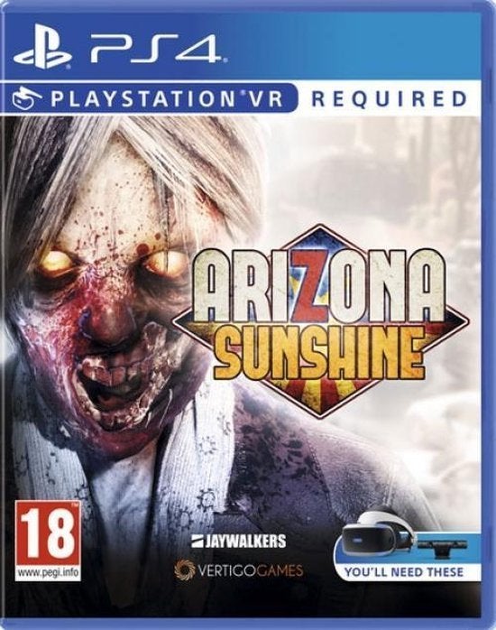 Arizona Sunshine, Enlèvement ou Envoi, 1 joueur, À partir de 18 ans, Aventure et Action