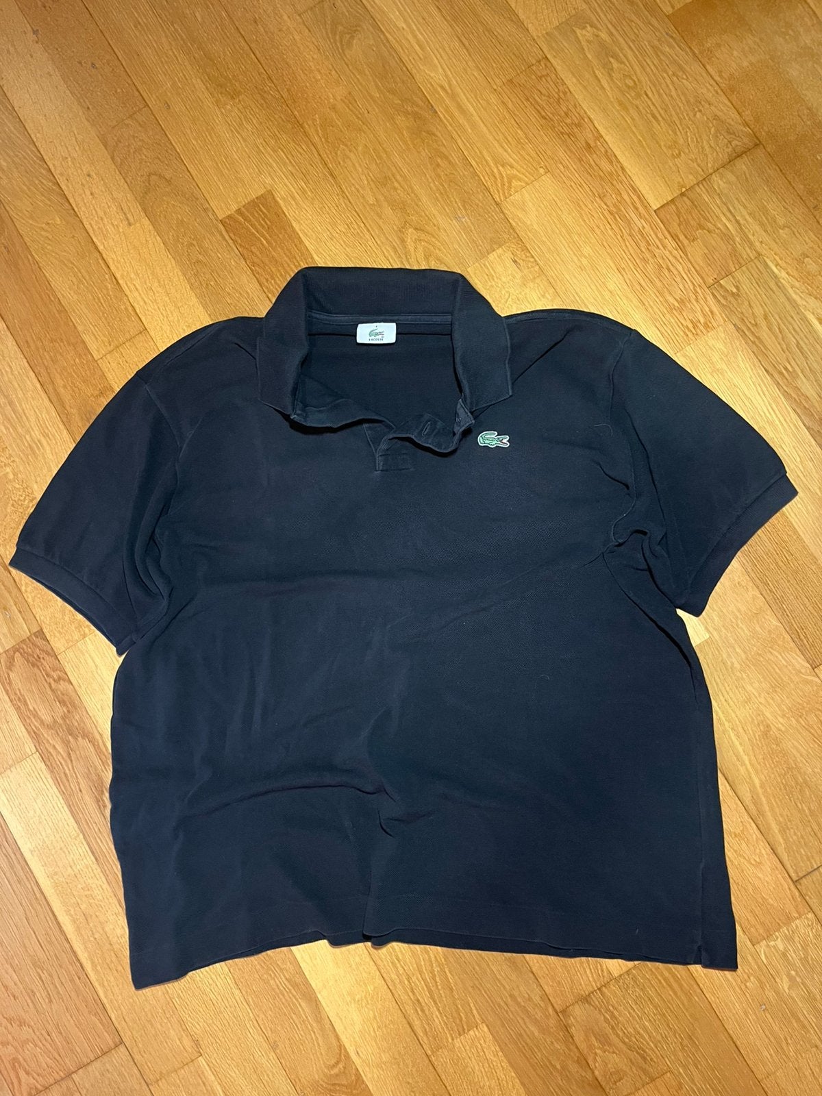 Lacoste zwarte polo shirt katoen maat M origineel, Kleding | Heren, Polo's, Ophalen of Verzenden, Zo goed als nieuw, Maat 48/50 (M)