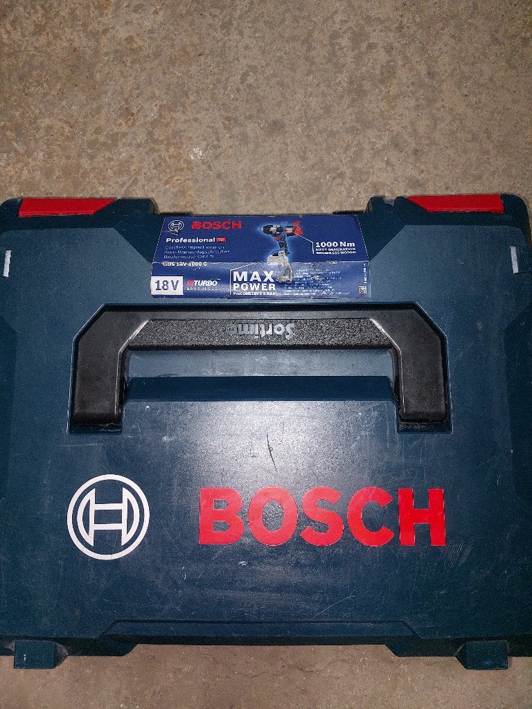 Boulonneuses à choc Bosch GDS 18V-1000c pro full Procore, Enlèvement, Utilisé