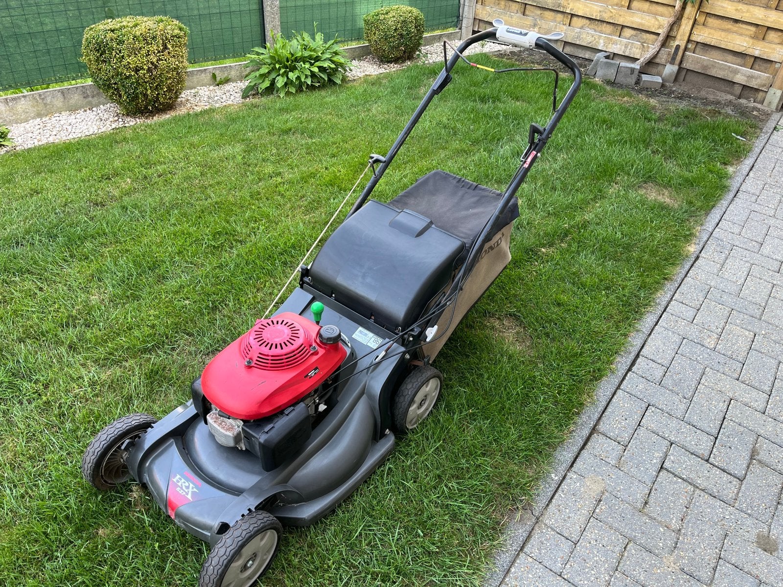 Grasmaaier honda hrx 537 zelftrekker 6 pk, Ophalen, Cirkelmaaier, Gebruikt, Versnellingen