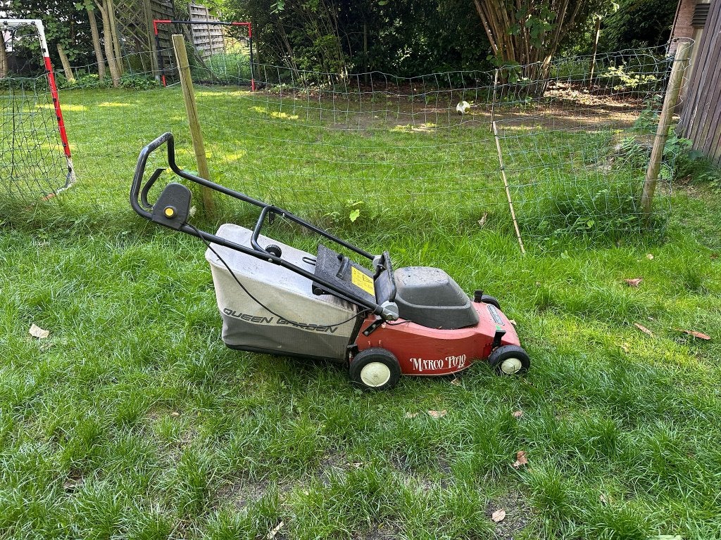 Elektrische Queen Garden grasmachine, Ophalen, Gebruikt, Elektrische grasmaaier, Elektrische starter