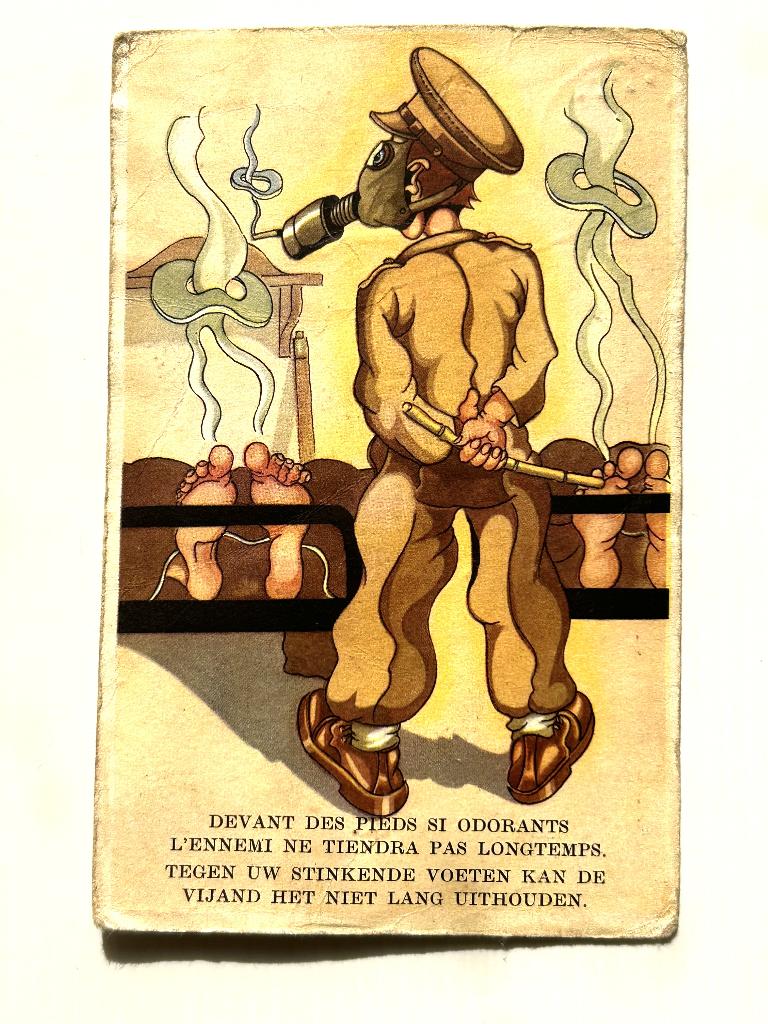 carte postale soldat belge, Enlèvement ou Envoi, Autres, Photo ou Poster