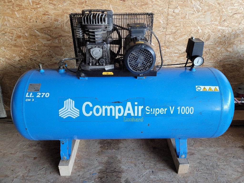 Compresseur Compair Luchard 270 litres, Bricolage & Construction, Compresseurs, Enlèvement, 100 litres ou plus, 200 à 400 litres/min
