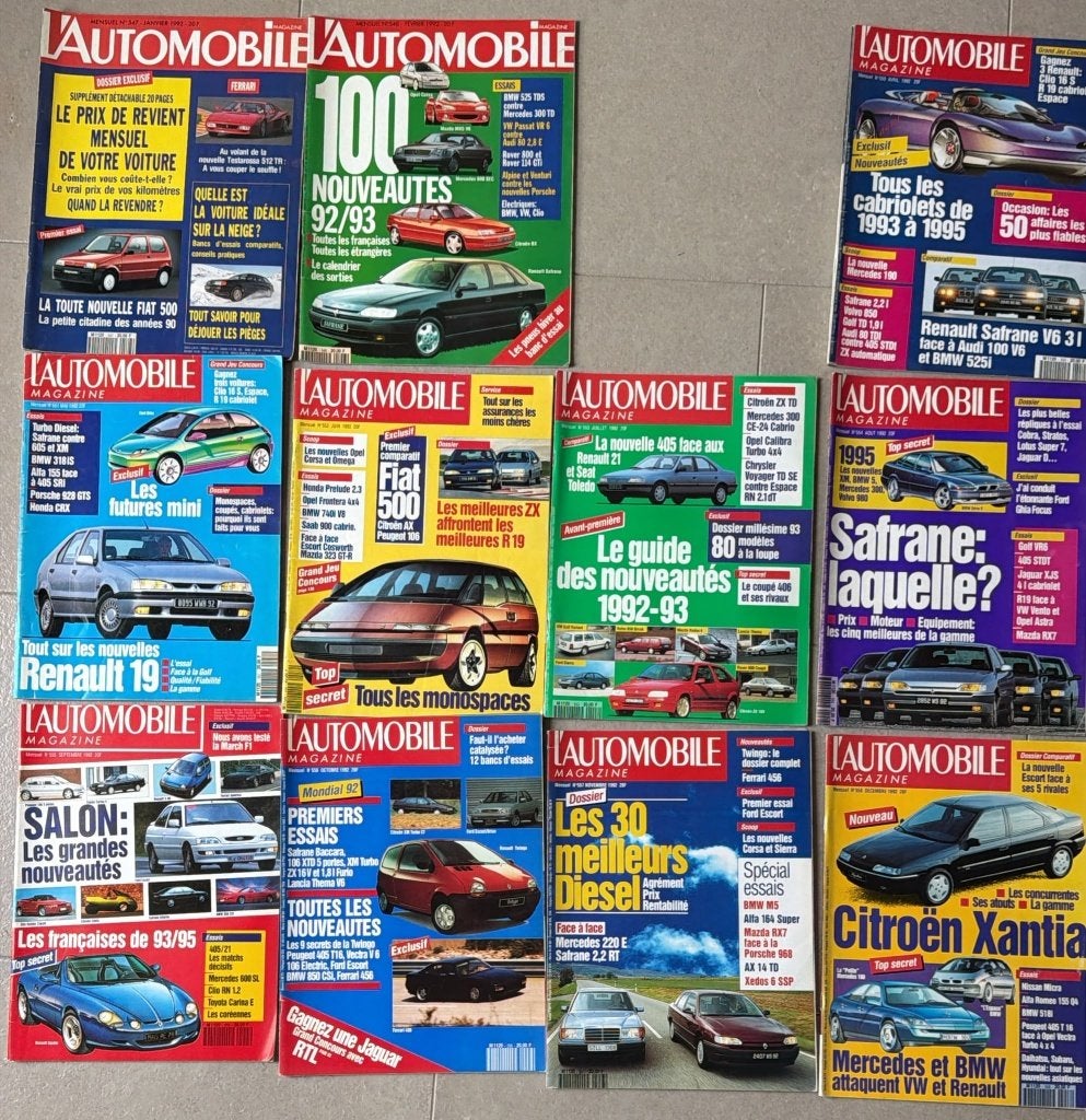 L'Automobile Magazine 1992, Gelezen, Algemeen, L'Automobile Magazine, Ophalen of Verzenden