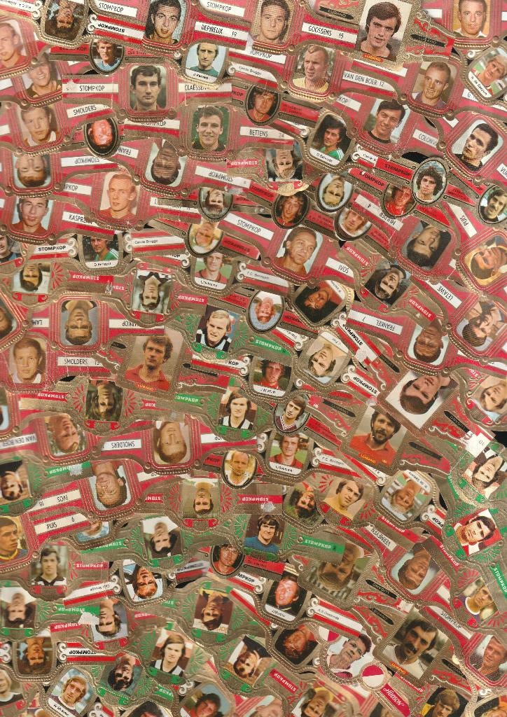 lot van 500 zeer oude sigarenbandjes van voetbal, Verzamelen, Ophalen of Verzenden, Gebruikt, Sigarenbandjes