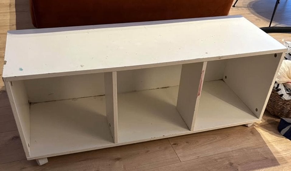 Armoire basse de rangement à roulettes à donner, Enlèvement, Utilisé