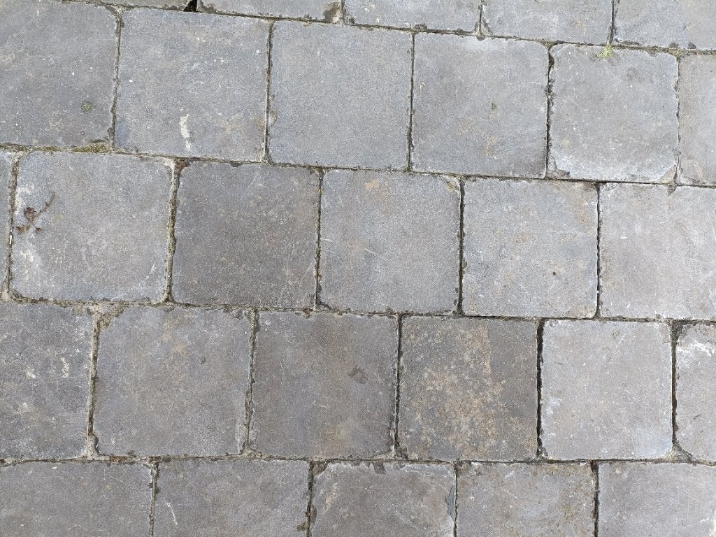 Klinkers blauwsteen, Tuin en Terras, Tegels en Klinkers, Ophalen, Gebruikt, Klinkers, Natuursteen