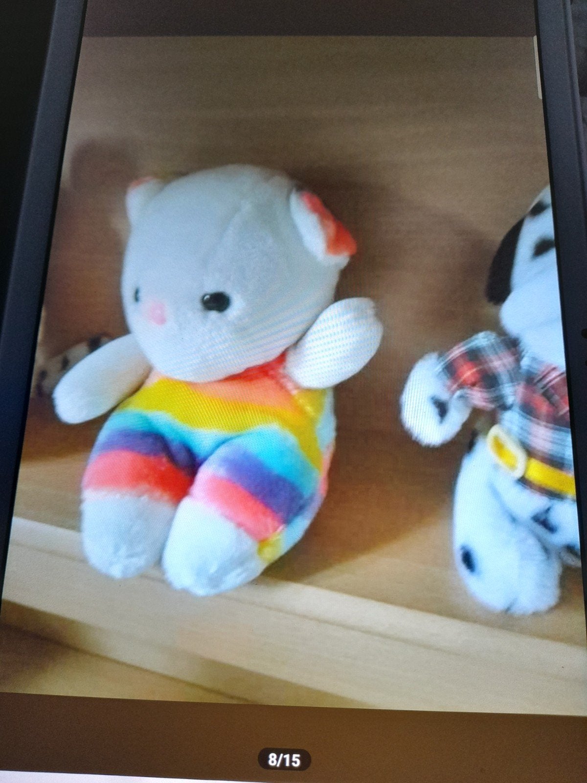 Peluche Arc-en-ciel en parfait état, Enlèvement ou Envoi, Comme neuf, Moyen (20 à 80 cm), Ours