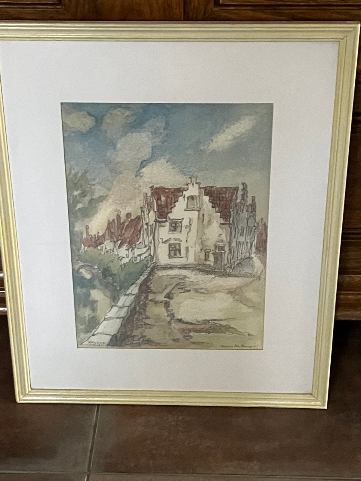 2 schilderijen van kunstschilder Joris De Berdt, Ophalen