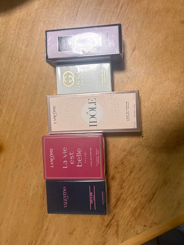 5 Nieuwe Originele Merkparfums Te Koop, Enlèvement, Comme neuf