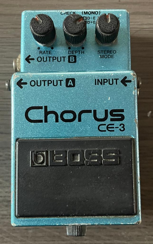Boss CE-3 Chorus (Green Label) 1984 - 1988, Enlèvement ou Envoi, Utilisé, Chorus