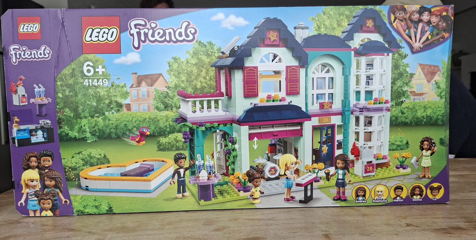 LEGO Friends 41449 - Andrea’s familiehuis - Perfecte staat, Lego, Friends, Ophalen of Verzenden, Zo goed als nieuw