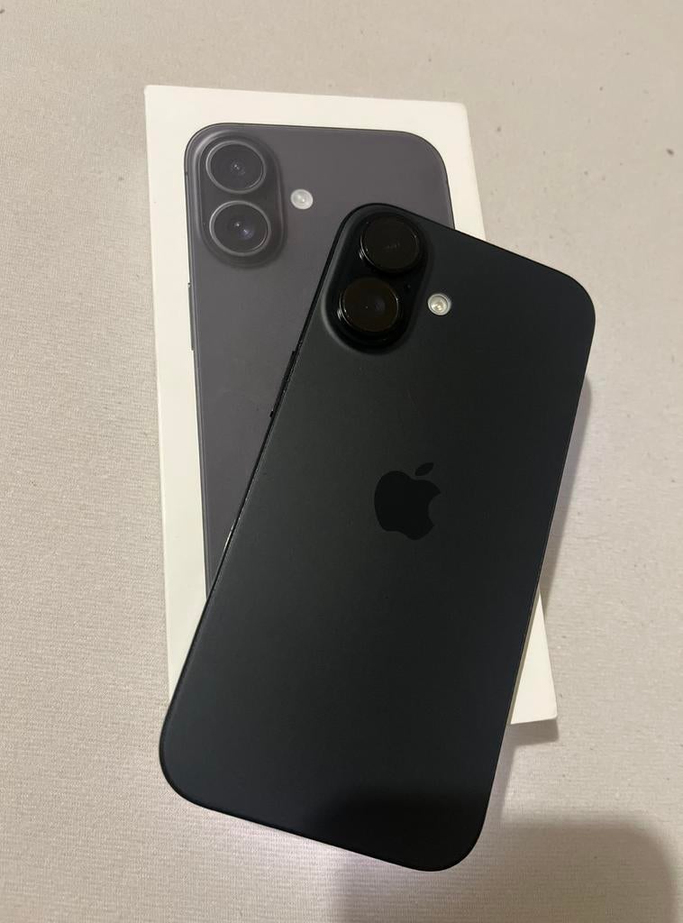 Iphone 16, Ophalen, Zo goed als nieuw, Zwart, IPhone 16