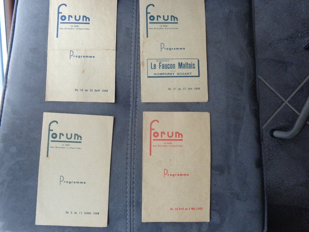 29 anciens programme de cinéma 1946 (ForumLiège...), Enlèvement