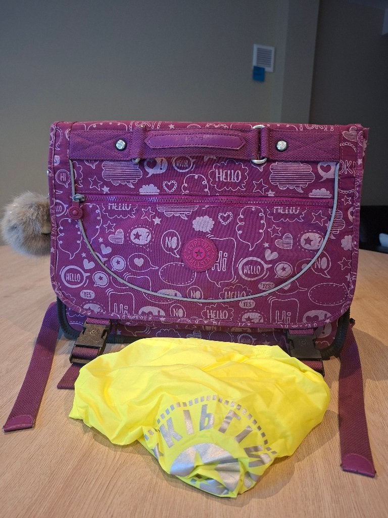 Kipling boekentas preppy, 40 à 50 cm, Enlèvement, Utilisé, Violet