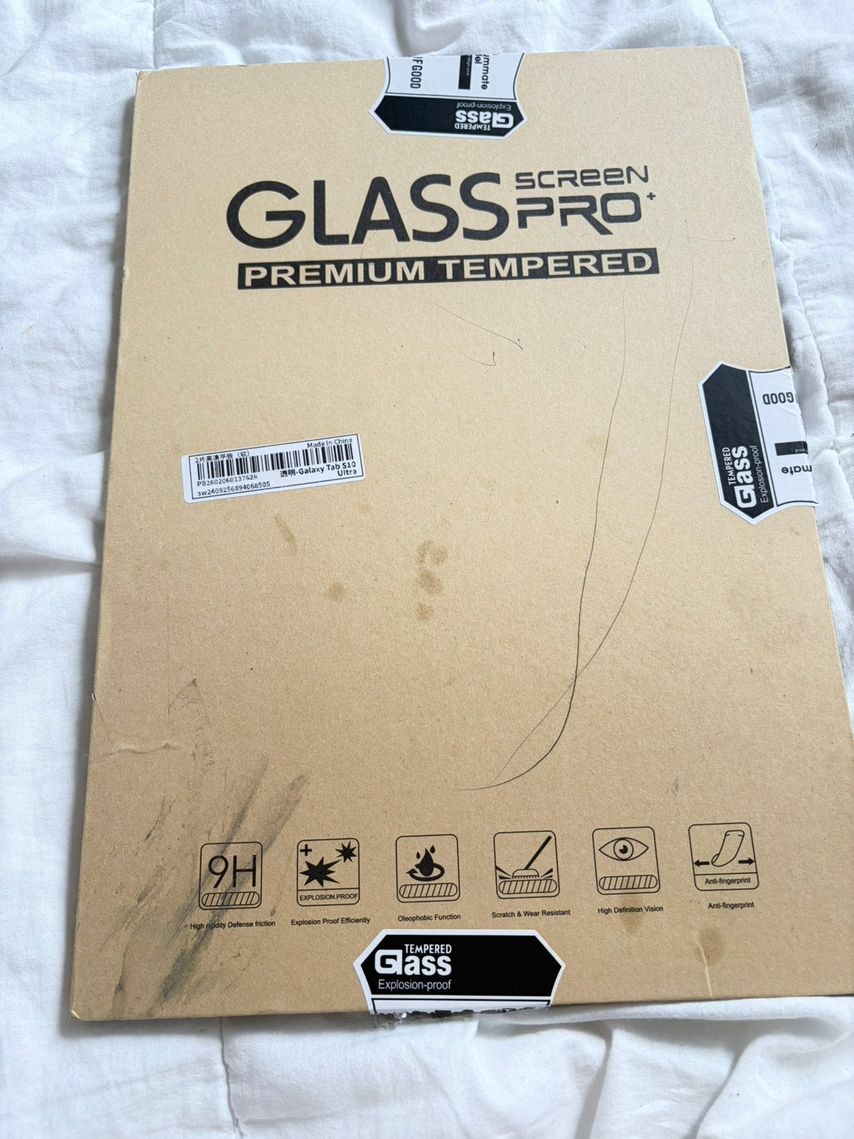 Tablet hoes, Enlèvement, Comme neuf, Galaxy tab s10, Protection face avant