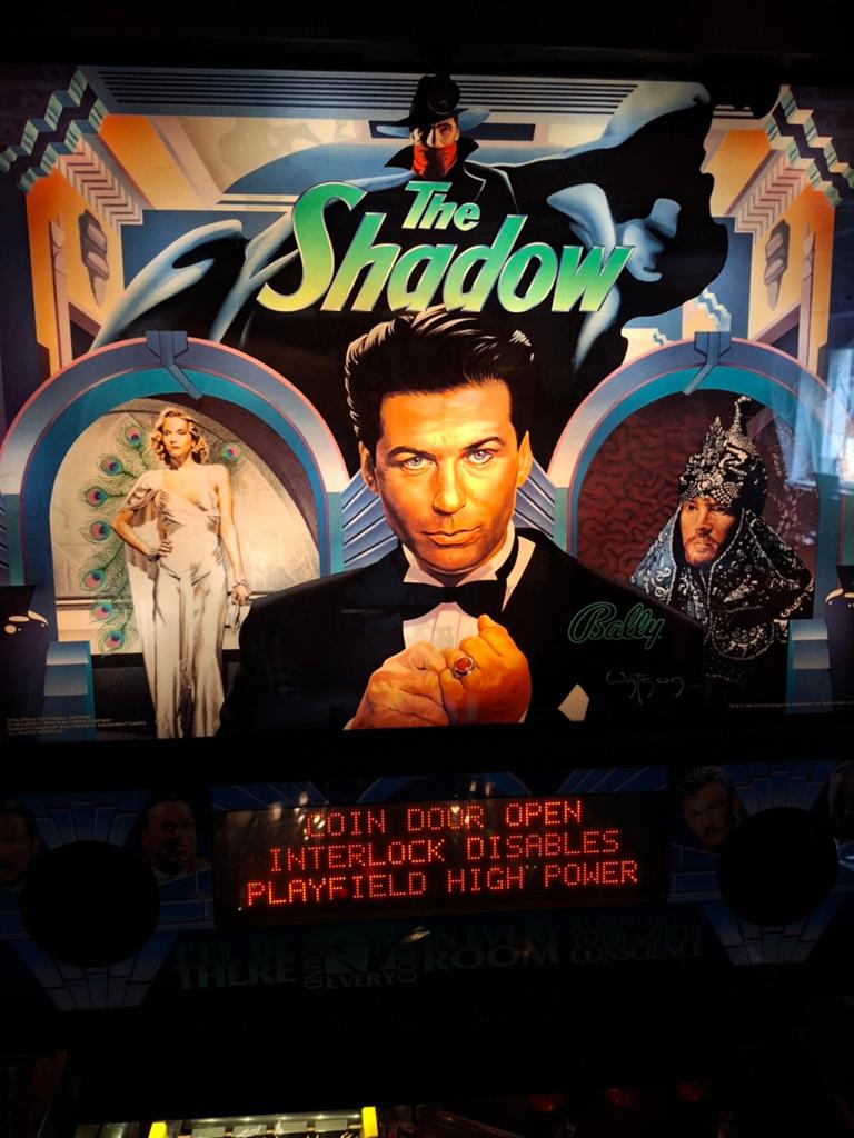 Te koop: the shadow (bally 1995) clearcoated, Verzamelen, Ophalen, Bally, Zo goed als nieuw, Dot-matrix