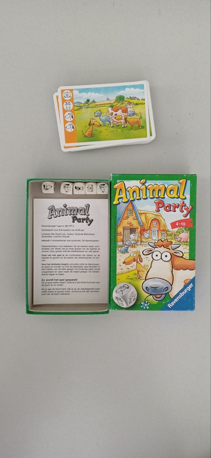 animal party, Trois ou quatre joueurs, Enlèvement, Comme neuf