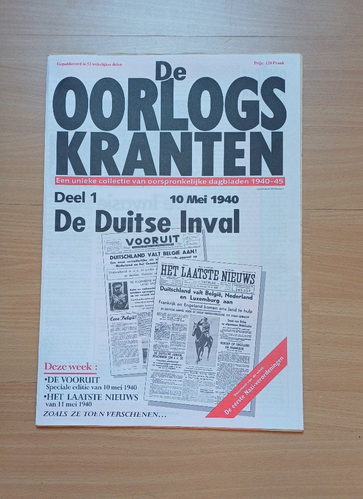 Volledige reeks oorlogskranten (superkoopje) mt dringend weg, Boeken, Ophalen of Verzenden, Nieuw, Krant