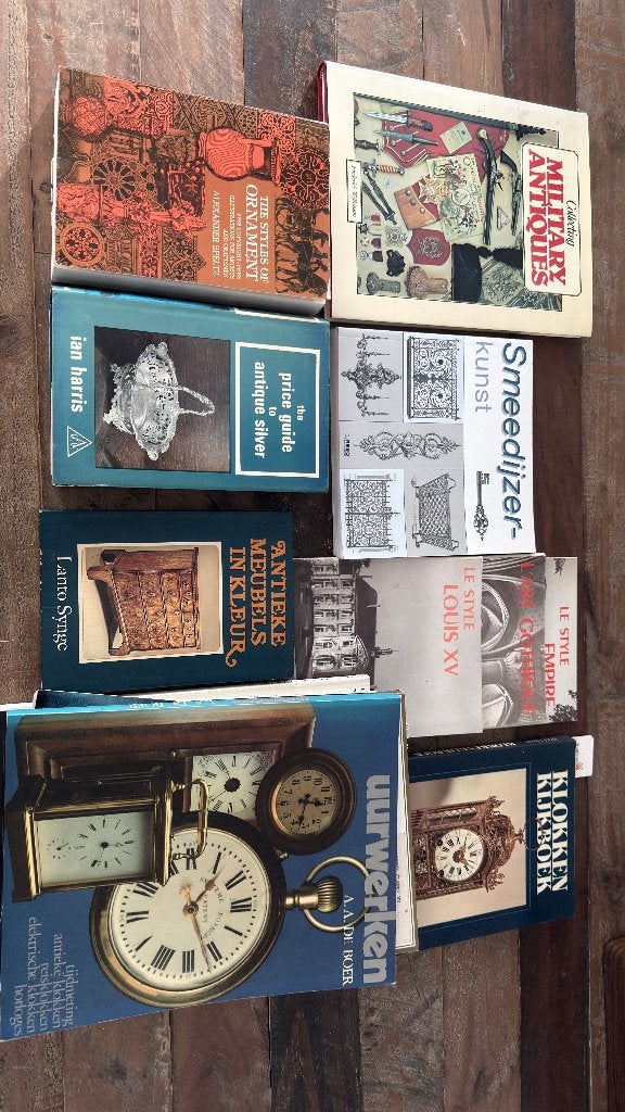 Mooi lot antiek- en kunstboeken, Antiquités & Art, Enlèvement ou Envoi