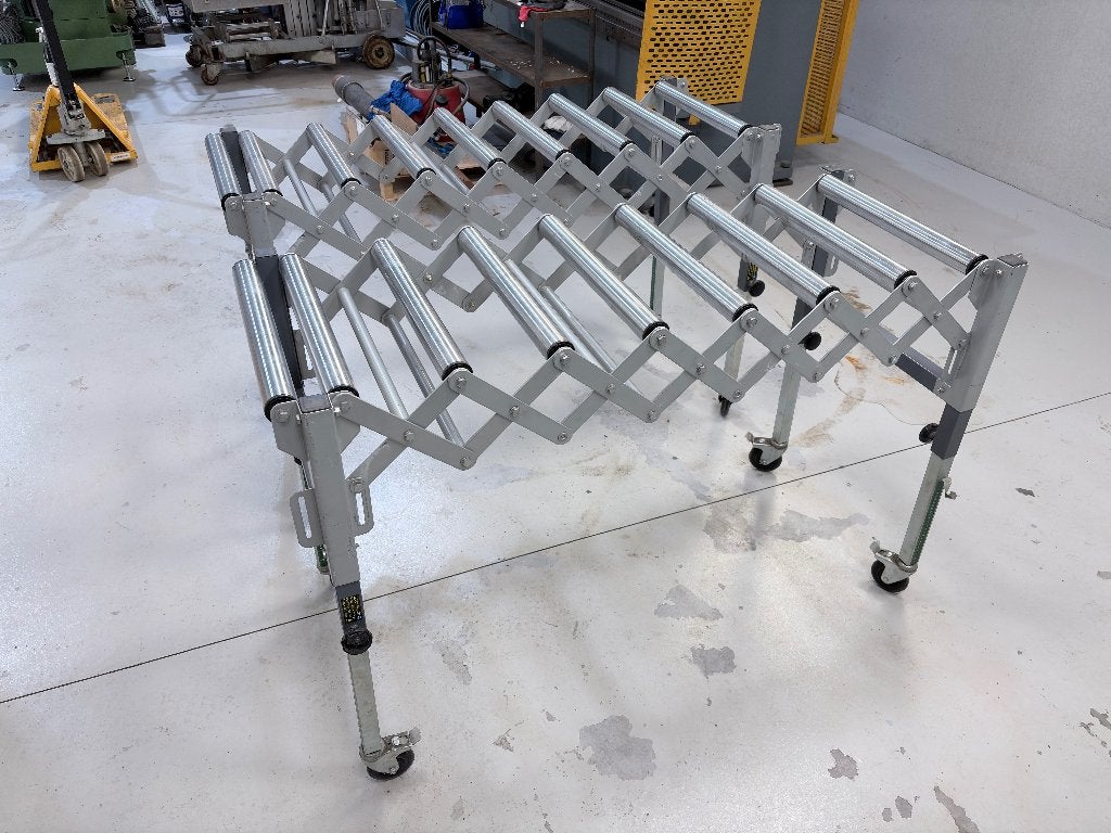 Convoyeur à rouleaux extensible Holzstar SRB 130, Enlèvement, Utilisé, Aluminium